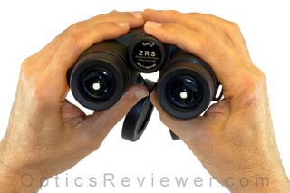 Zen-Ray ZRS HD Binocular in hand